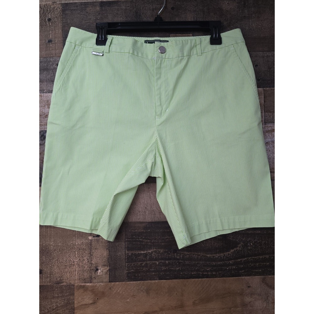 Vtg Ralph Lauren Bermuda Shorts Women 12 Stretch 98% Cotton Comfort Nautical